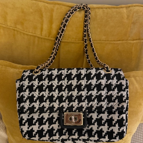 Karl Lagerfeld - Agnes Bag ( black & white ) - Picture 1 of 7